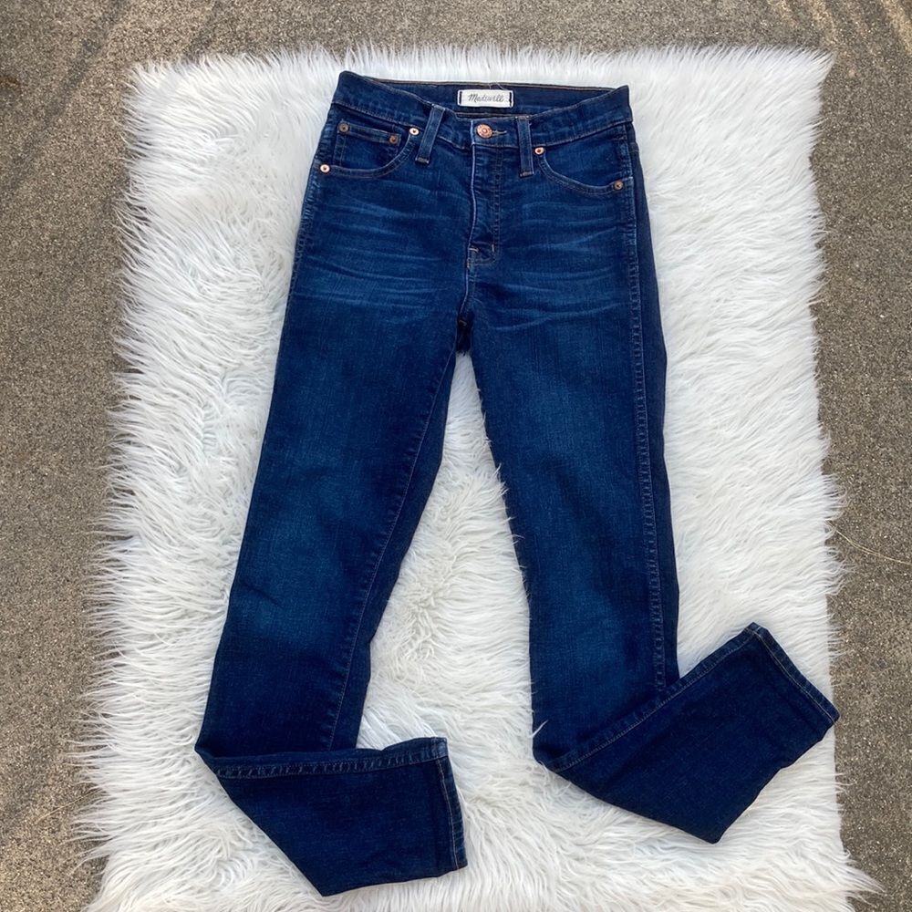 EUC Madewell 10” Inch High Riser Skinny Skinny Jeans Size 24